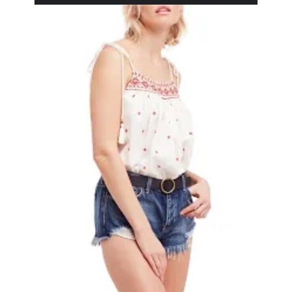 Free People Tops Free People Eternal Love Embroidered Top NWOT M revolve boho - Picture 2 of 11